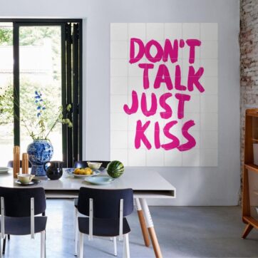 IXXI Wandbild "Don't Talk Just Kiss" 80x100 Cm