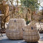 A2 Living Kubu Rattan Korb Pear Maxi