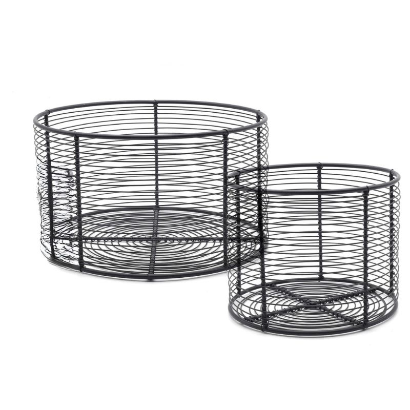 Drahtkorb rund 2er Set | “B-Ware”