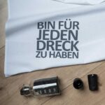 Geschirrtuch mit Spruch "bin für jeden Dreck zu haben" 100% Baumwolle, 70x50 cm von 17;30 Hamburg