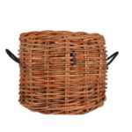 Großer Rattankorb rund in den Maßen Durchmesser 62 cm und der Höhe 50 cm von A2 Living Mega Low