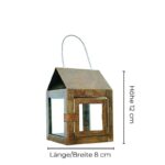 A2 Living Laterne 12 cm in Messing Optik
