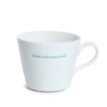 Kaffeetasse mit Spruch "tired an emotional