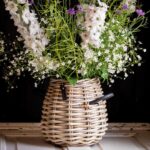 Rattankorb Pear 29 x 30cm in Birnenform aus Kubu-Rattan A2 Living