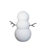 Weihnachtsdeko Schneemann Keramik