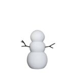 Weihnachtsdeko Schneemann Keramik