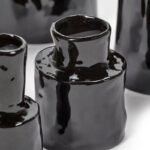 Vase Héléna schwarz in fünf Größen