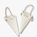 Weihnachtsbaumschmuck Lace 2er Set Tüten aus Porzellan