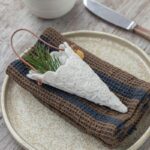 Weihnachtsbaumschmuck Lace 2er Set Tüten aus Porzellan