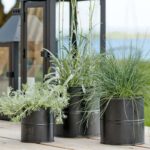 Blumentopf 6er Set schwarz A2 Living