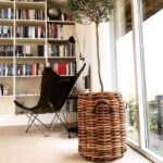 A2 Living Rattan Korb Maxi rund Durchmesser 45 cm, Höhe 66 cm