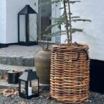 A2 Living Rattan Korb Maxi rund Durchmesser 45 cm, Höhe 66 cm