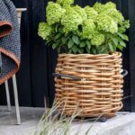Pflanzkorb A2 Living Rattan Korb Maxi rund low Durchmesser 45 cm, Höhe 39 cm