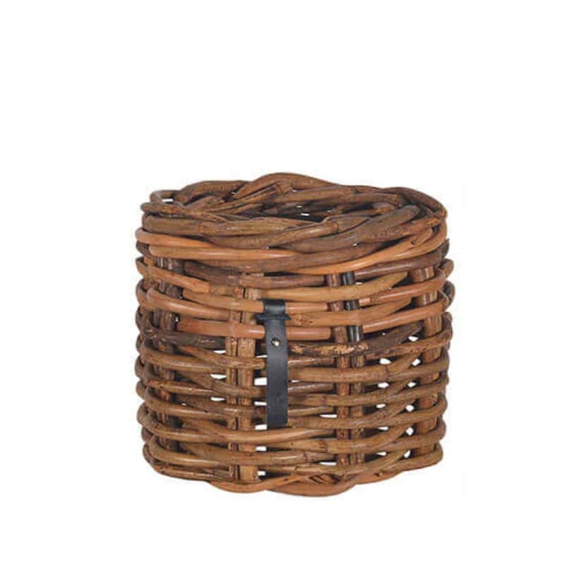 A2 Living Rattan Korb Mini rund low Durchmesser 32 cm, Höhe 24 cm