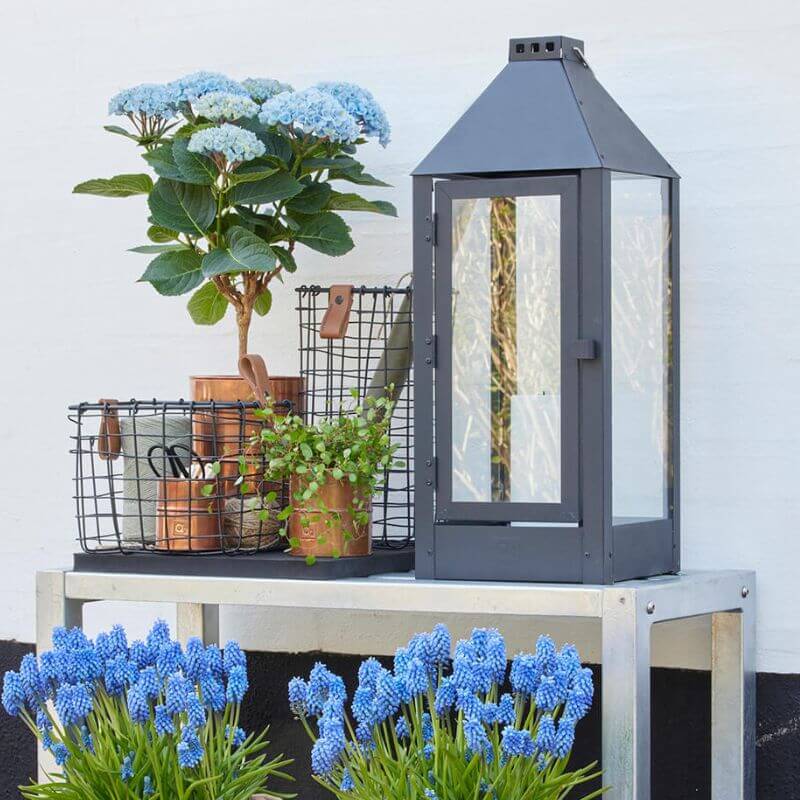 Laterne Maxi 60 cm schwarz