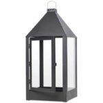 Laterne Mega 70,0cm hoch von A2 Living, schwarz wetterfest