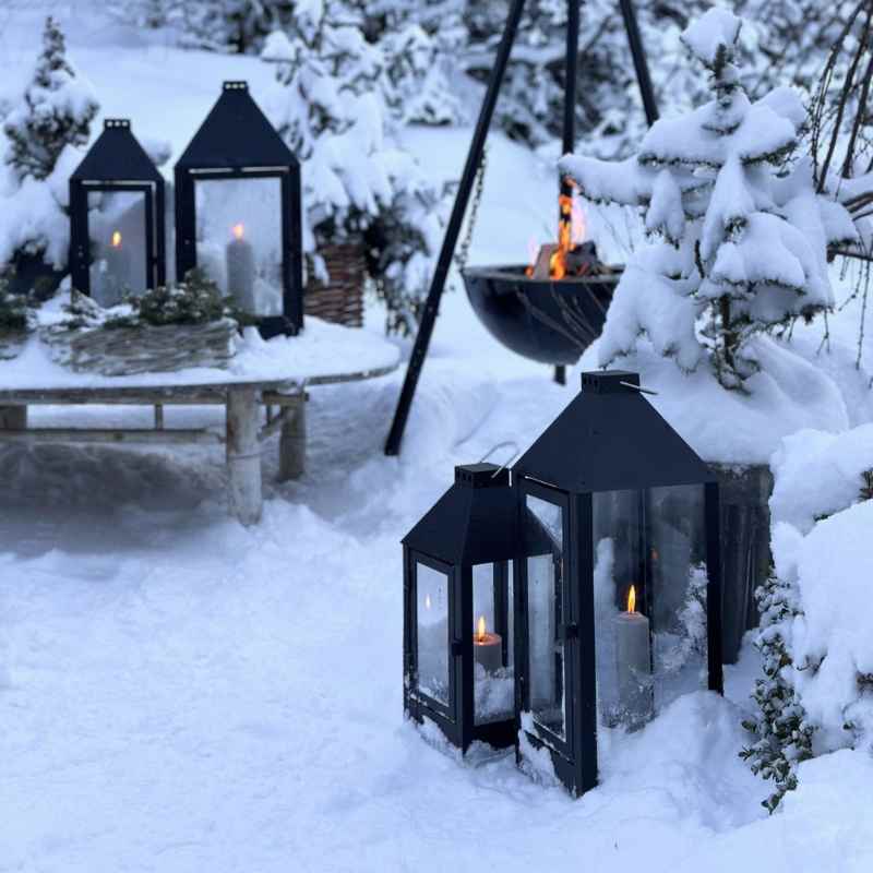 Laterne Mega 70,0 cm hoch, schwarz von A2 Living