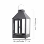 Laterne Mini 33,5cm hoch A2 Living