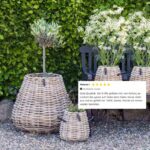 Rattankorb groß Pear Mega 60 x 70 cm in Birnenform aus Kubu-Rattan A2 Living