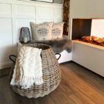 Rattankorb groß Pear Mega 60 x 70 cm in Birnenform aus Kubu-Rattan A2 Living