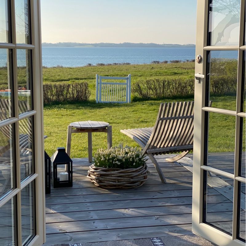 A2 Living Rattan Korb, Schale für Indoor und Outdoor, naturbelassen