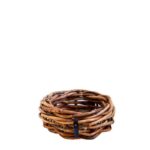 A2 Living Rattan Korb, Schale mini für Indoor und Outdoor, naturbelassen