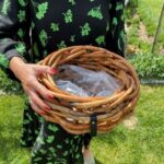 A2 Living Rattan Korb, Schale mini für Indoor und Outdoor, naturbelassen