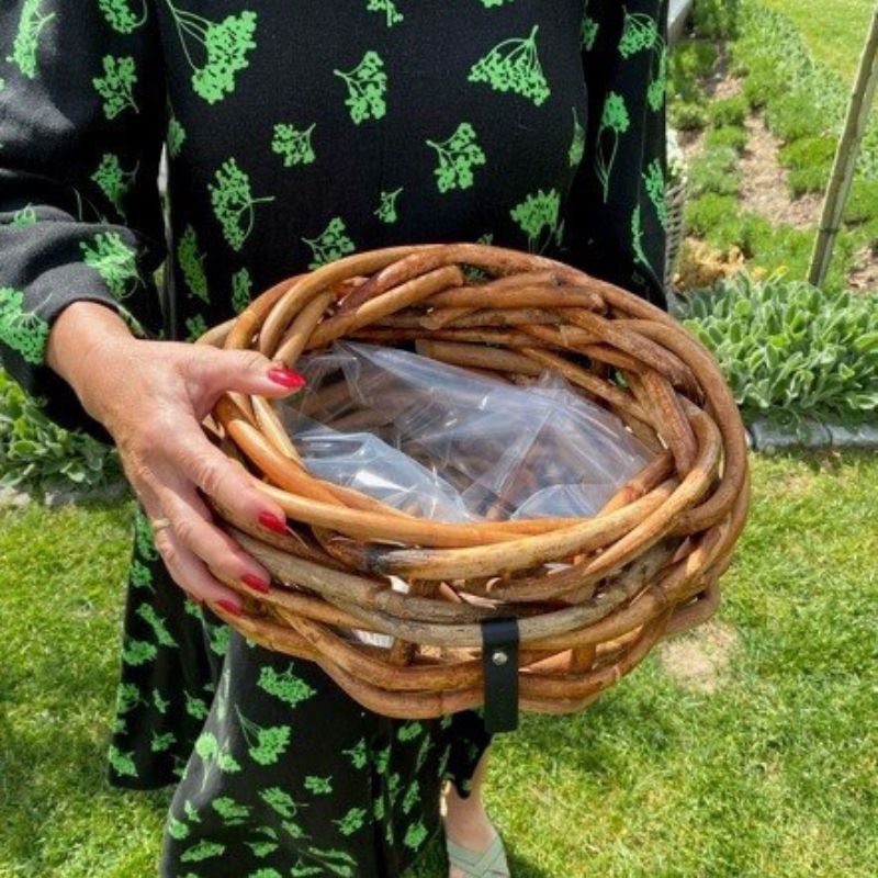 A2 Living Rattan Korb, Schale mini für Indoor und Outdoor, naturbelassen