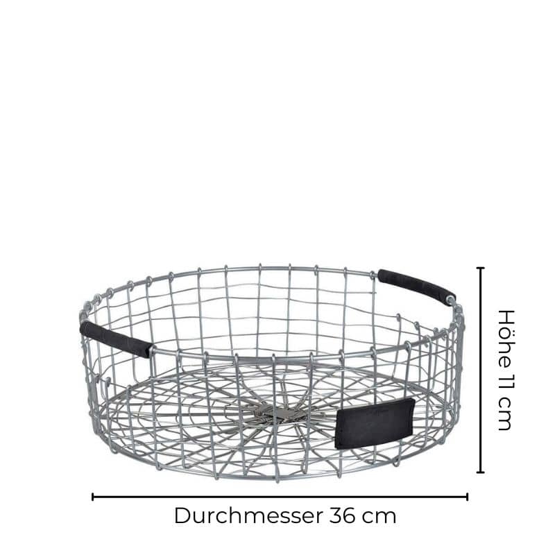 Drahtkorb rund Durchmesse 36 cm von A2 Living
