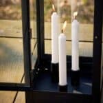 Schwarze Kerzenständer für Stabkerzen im 3er Set von A2 Living, magnetisch