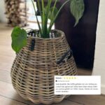 A2 Living Kubu Rattan Korb Pear Maxi