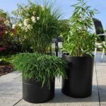 Metall Blumentopf, 2er Set, schwarz von A2 Living