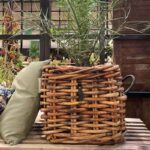 Rattankorb eckig groß Maxi Low von A2 Living. Länge 41 cm x Breite 41 cm x Höhe 39 cm