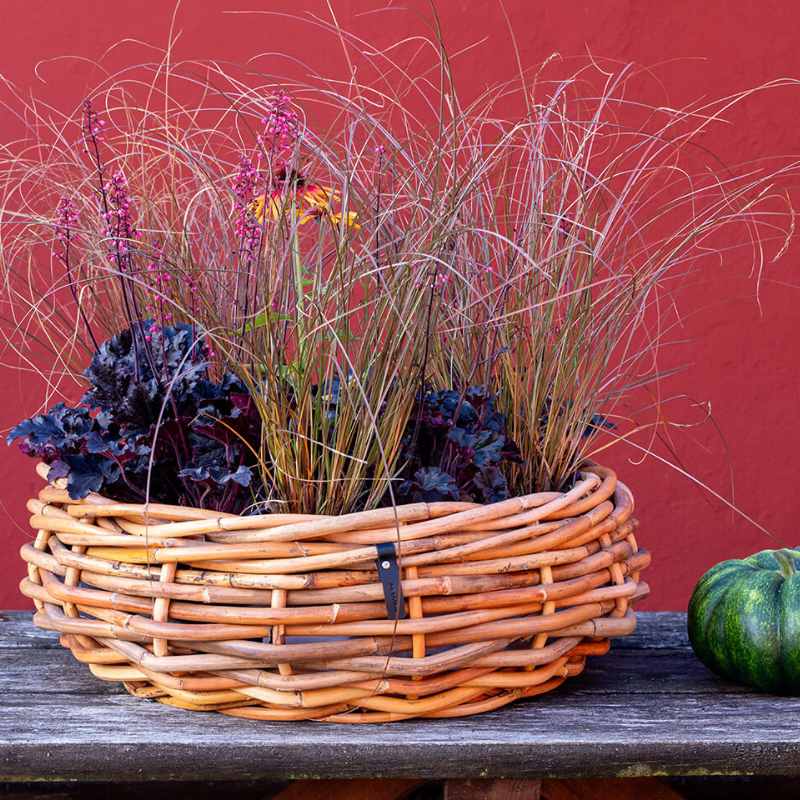 A2 Living Rattan Schale, Mega rund 70x25 cm