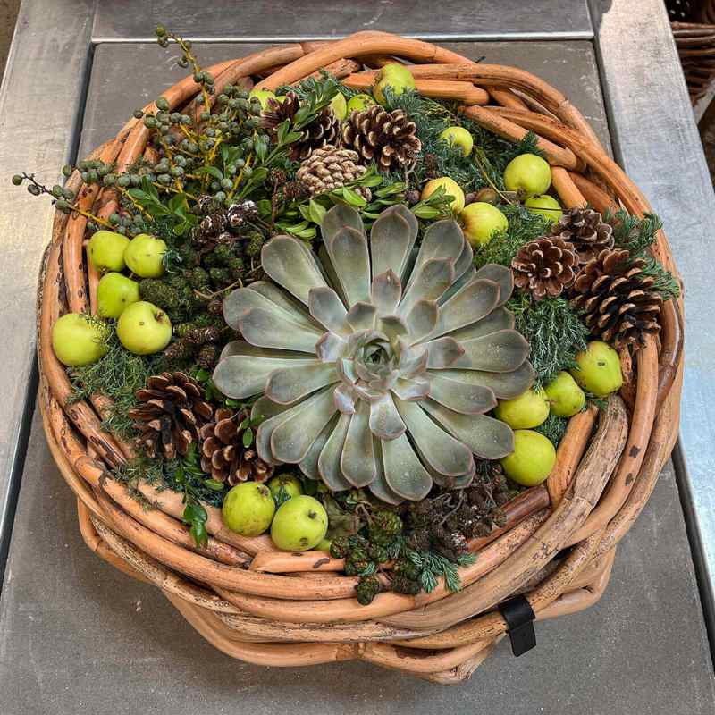 A2 Living Rattan Schale, Mega rund 70x25 cm