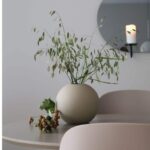 Cooee Vase Ball 20cm Durchmesser in Farbe Sand