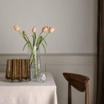 Vase Gry von Cooee 30 cm hohe mundgeblasene Vase kristallklar