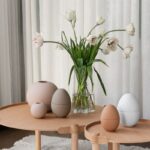 Vase Gry von Cooee 30 cm hohe mundgeblasene Vase kristallklar
