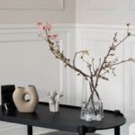 Vase Gry von Cooee 30 cm hohe mundgeblasene Vase kristallklar