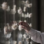 Papiergirlande Schneeflocke DBKD