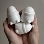 Kleine Santas im 3er Set von DBKD Hipster Triplets weiß
