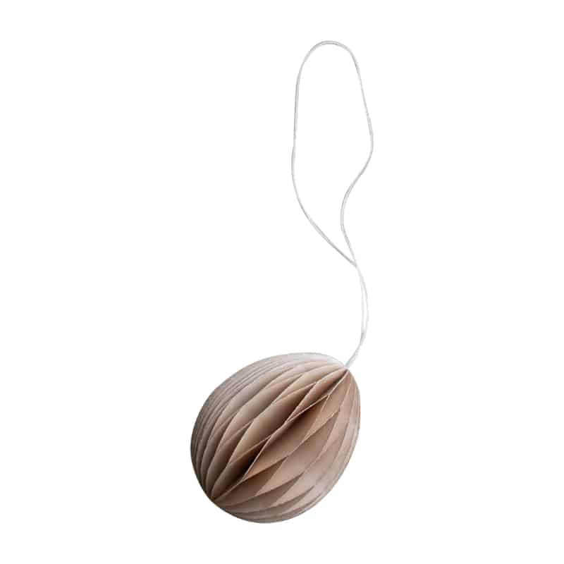 Osterei Ovoid aus Papier in verschiedenen Farben