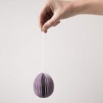 Osterei Ovoid aus Papier in verschiedenen Farben