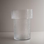 Vase Keeper structure aus Glas von DBKD in drei Größen