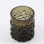 Teelichthalter Foam von Nicolas Vahe aus braunem Glas