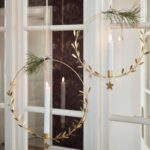 Kerzenhalter Mistel von House Doctor, messing-finish
