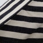 Kissen Azy von House Doctor, schwarz, off-white