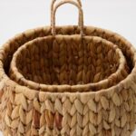 Aufbewahrungskorb 2er Set Hang natur von House Doctor