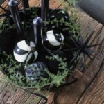 Weihnachtskugel Coil schwarz weiß von House Doctor im 4er Set