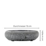 Schale aus Marmor, House Doctor, grau